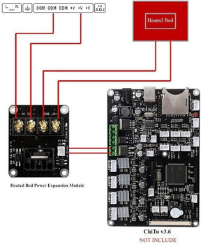 MOSFET 25A Modul RepRap-Heizbett Hochleistungs-3D-Drucker Steuerung