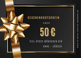 Geschenk Gutschein 50€