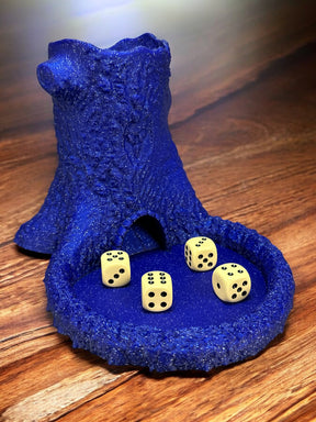Würfelturm / Würfelhilfe - Natürliches Spielzeug aus nachhaltigem 3D-Druck