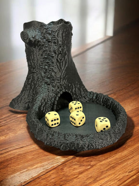 Würfelturm / Würfelhilfe - Natürliches Spielzeug aus nachhaltigem 3D-Druck