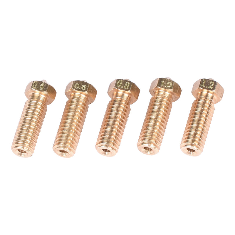 Volcano Messing Düse Nozzle 0,4mm 0,8mm 1,75mm E3D Sidewinder 3D Drucker