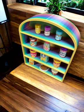 Großes Vorratsregal passend für Miniverse in verschiedenen Farben