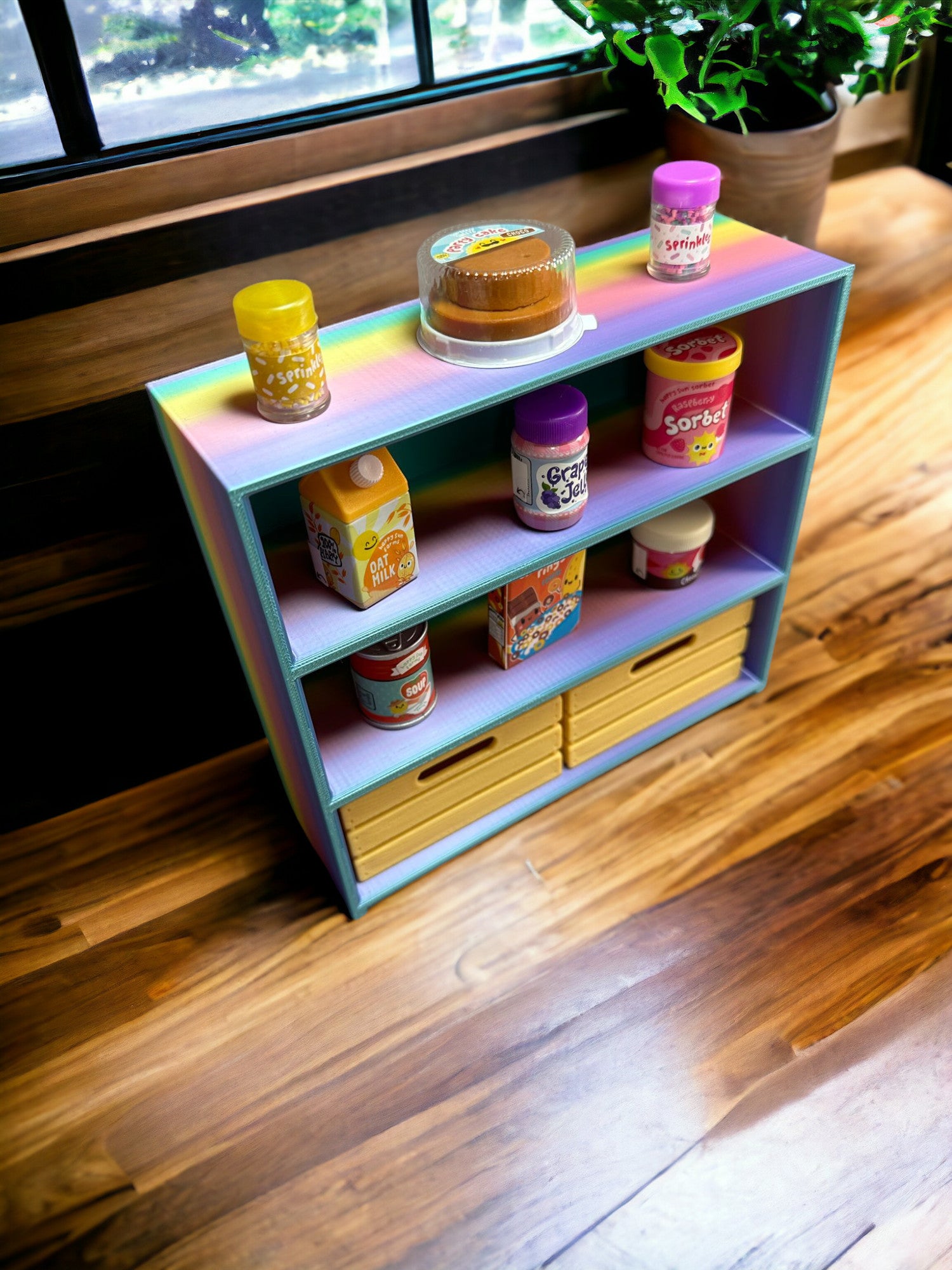 Mittleres Vorratsregal passend für Miniverse in verschiedenen Farben