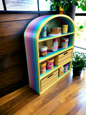 Großes Vorratsregal passend für Miniverse in verschiedenen Farben