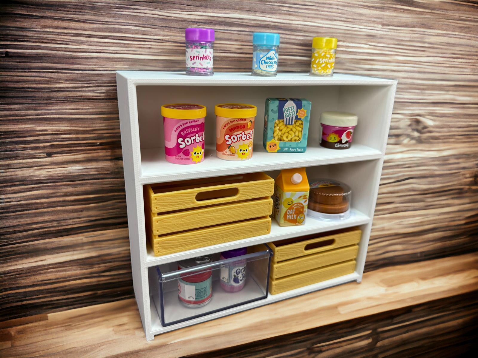 Mittleres Vorratsregal passend für Miniverse in verschiedenen Farben