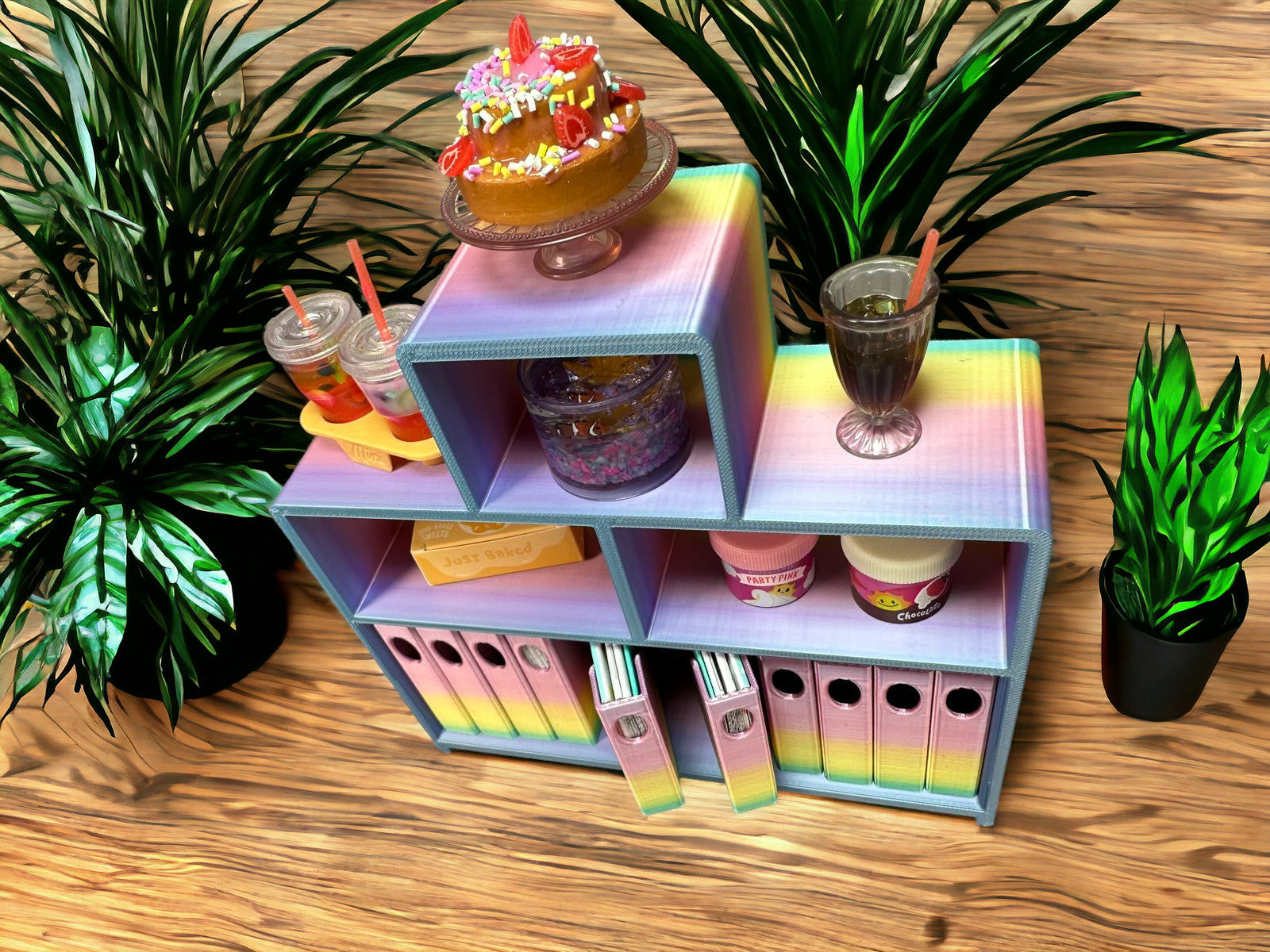 Ordner-/Dekoregal Passend Für Miniverse In Verschiedenen Farben