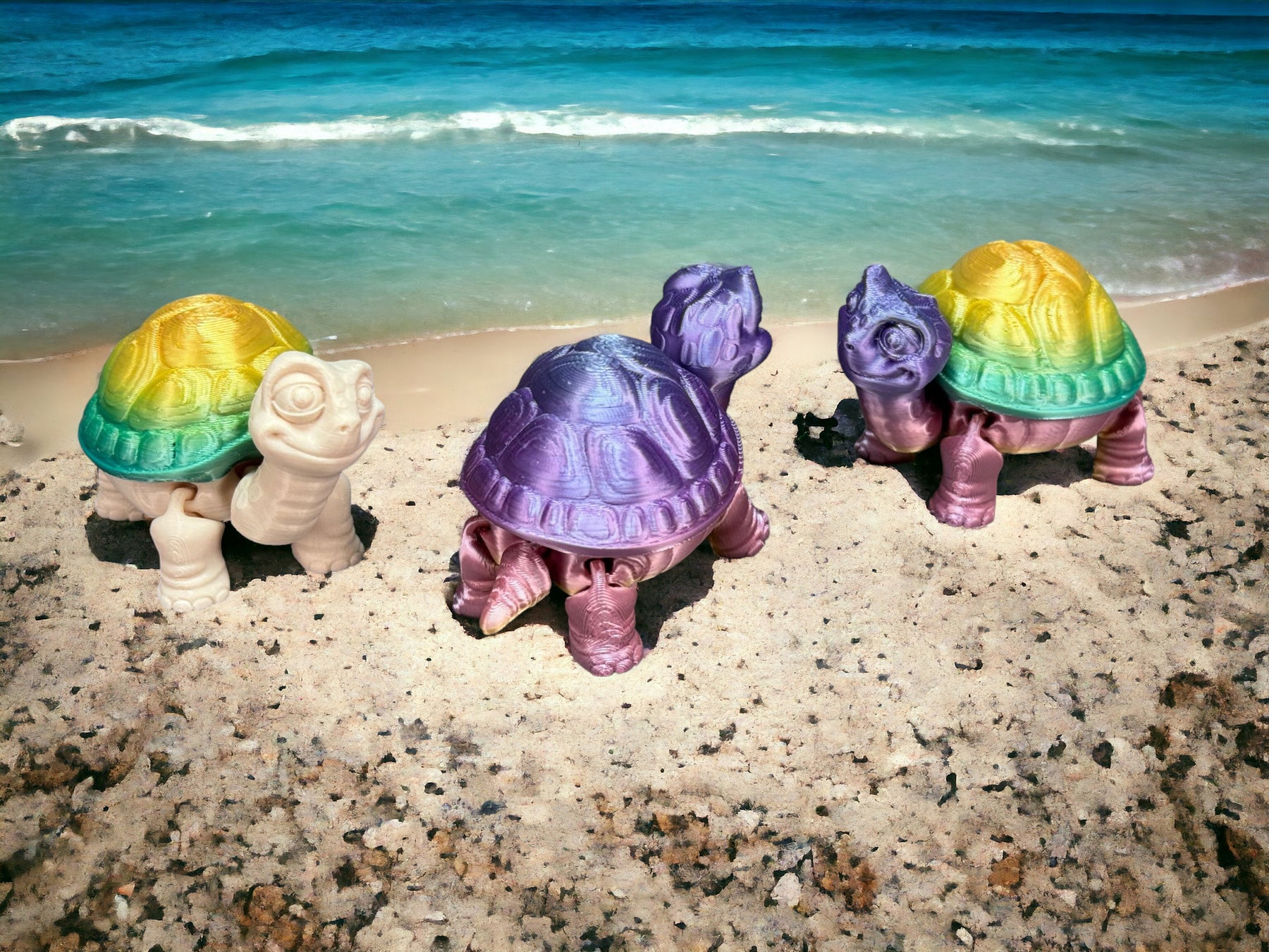 Flexible Schildkröte mit abnehmbarem Panzerdeckel