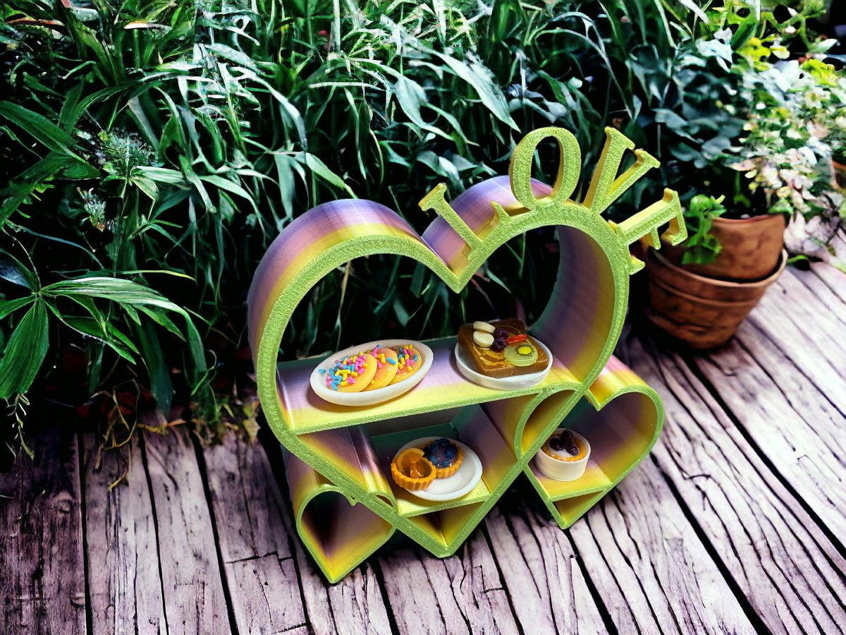 Herzregal passend für Miniverse/ Mini Brands in verschiedenen Farben