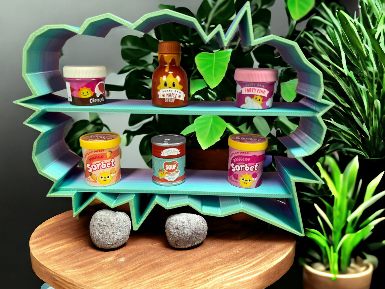 Miniverse Regal ohne Rückwand  passend für Miniverse / Mini Brands in verschiedenen Farben