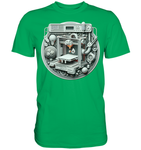 Premium T-Shirts mit dem Design „3D Print“ – Ein Must-Have für 3D-Druck-Enthusiasten - Premium Shirt