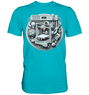 Premium T-Shirts mit dem Design „3D Print“ – Ein Must-Have für 3D-Druck-Enthusiasten - Premium Shirt