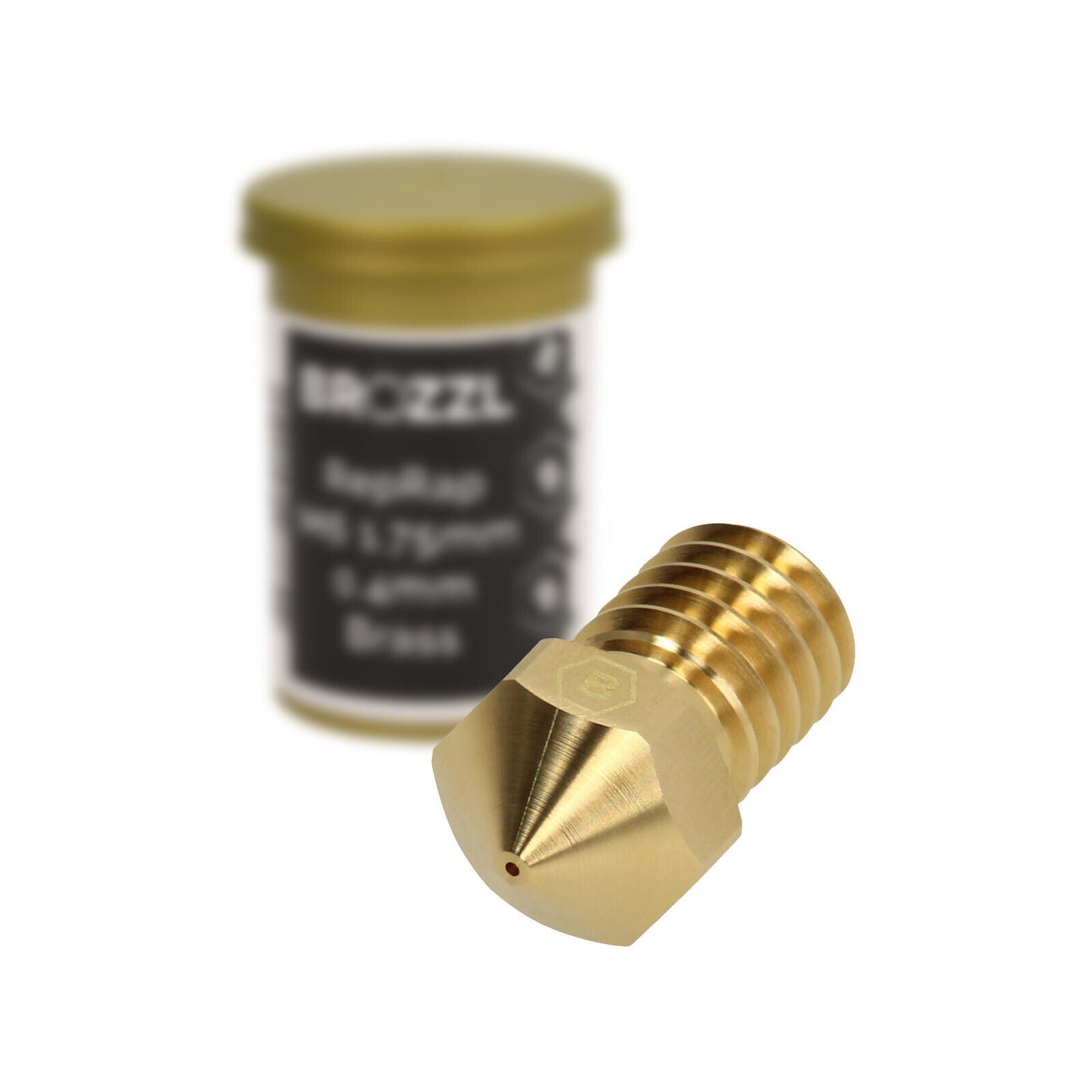 E3D V6 Düse Messing Nozzle von Brozzl | für Creality Ender 3, Ender 3 Pro | 0,1mm-0,8mm