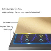 Bambu Lab X1-P1P-X1C-X13D Drucker Pei Platte 257*257 Doppel Seite Federstahlblech