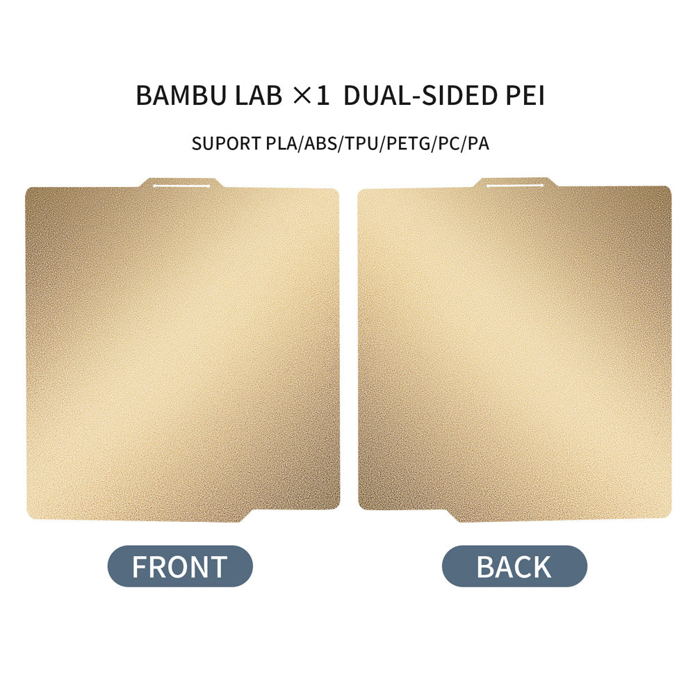 Bambu Lab X1-P1P-X1C-X13D Drucker Pei Platte 257*257 Doppel Seite Federstahlblech
